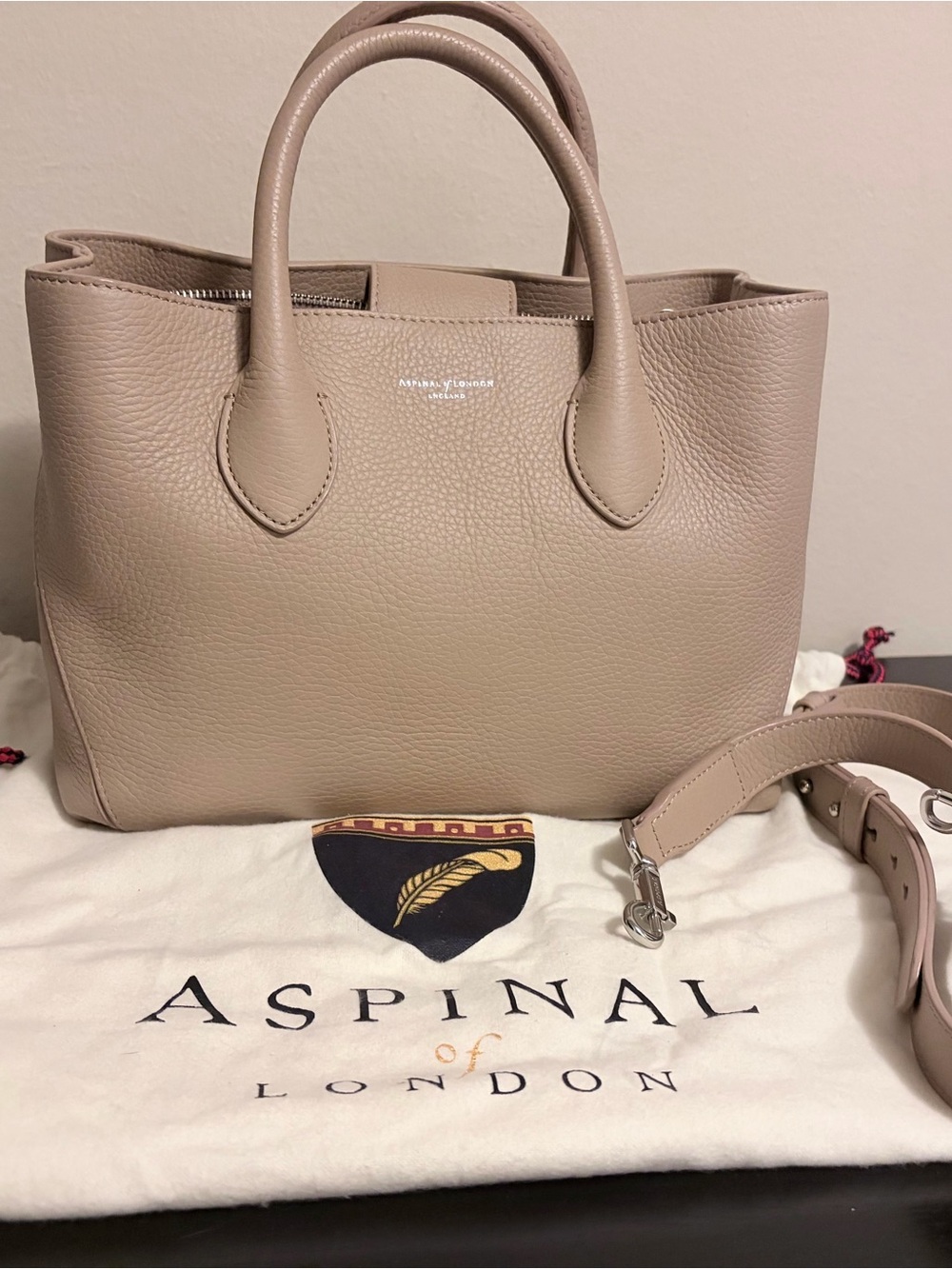 Aspinal Midi Tote Bag